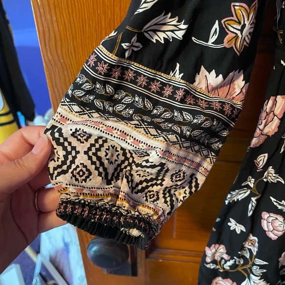 Black Floral Dress - Picture 4 of 4